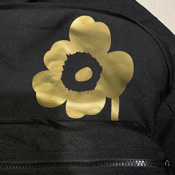 Adidas × Marimekko Backpack Black And Gold Rare Collaboration Prime Green - Picture 5 of 9